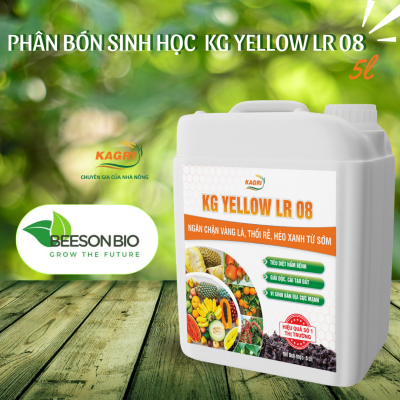 [CAN 5 LÍT] KG YELLOW LR 08: CHUYÊN VÀNG LÁ, THỐI RỄ, HÉO XANH