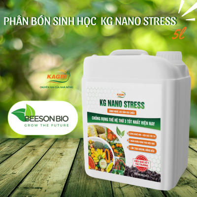 [CAN 5 LÍT] KG NANO STRESS – CHỐNG RỤNG QUẢ TỨC THÌ